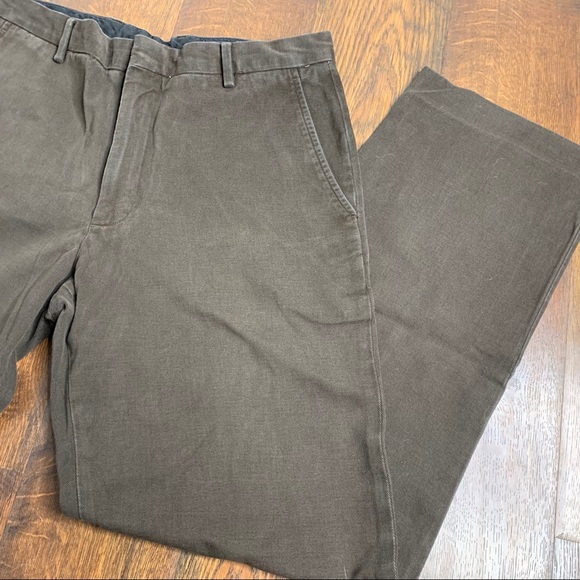 Banana Republic Brown Dress Chino Pants 35W/34L - Picture 2 of 6